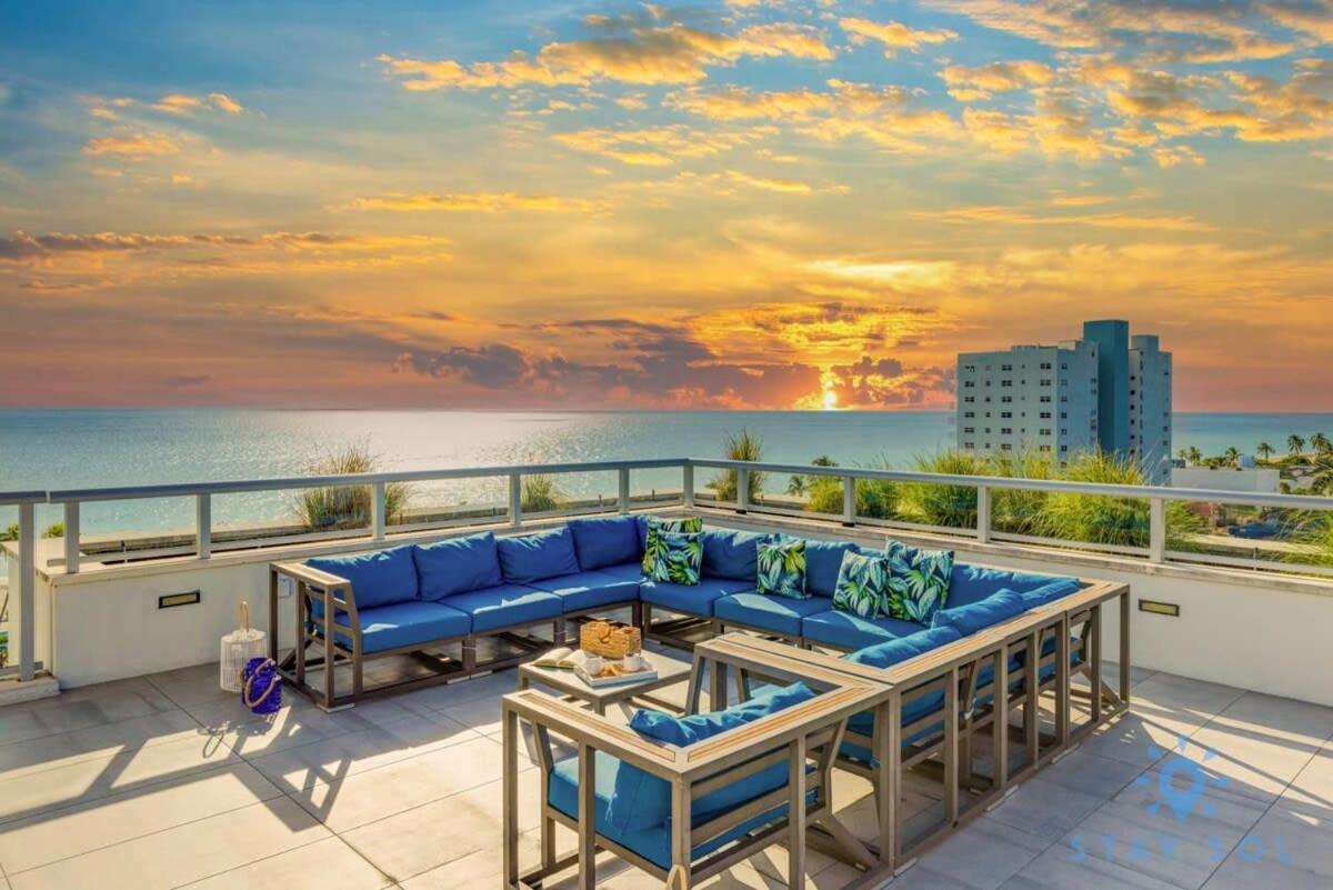 Rooftop Pool & Hot Tub - Gym - Hollywood Beach Eksteriør billede