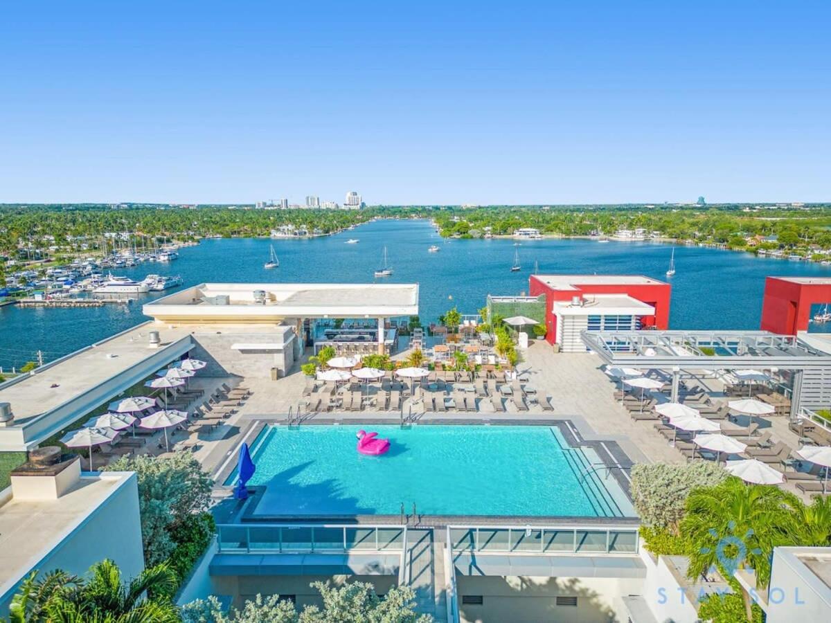 Rooftop Pool & Hot Tub - Gym - Hollywood Beach Eksteriør billede