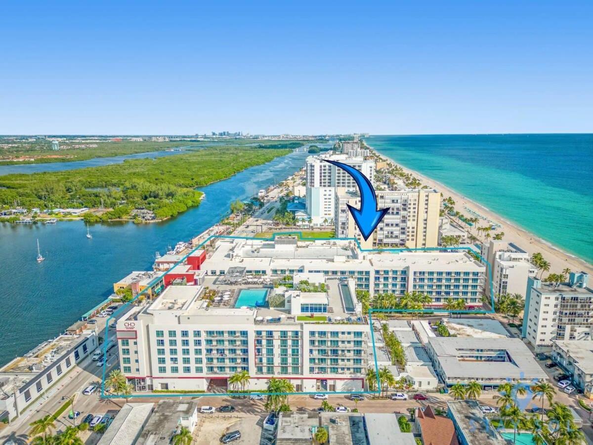 Rooftop Pool & Hot Tub - Gym - Hollywood Beach Eksteriør billede