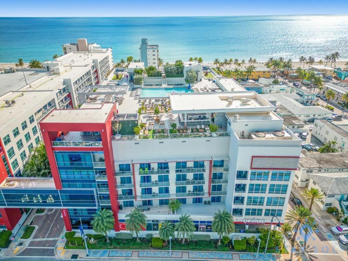 Rooftop Pool & Hot Tub - Gym - Hollywood Beach Eksteriør billede