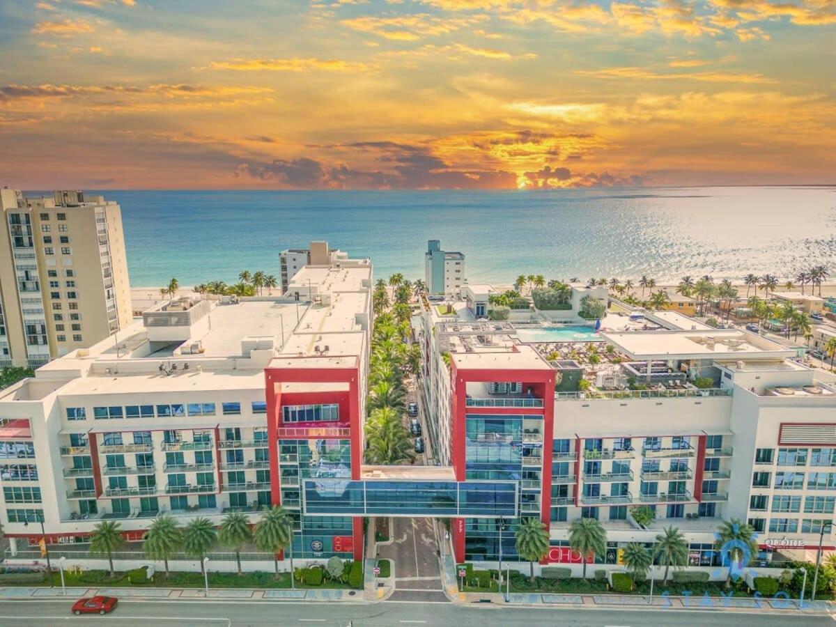 Rooftop Pool & Hot Tub - Gym - Hollywood Beach Eksteriør billede