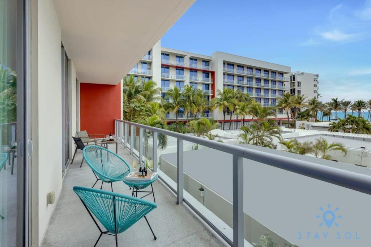 Rooftop Pool & Hot Tub - Gym - Hollywood Beach Eksteriør billede